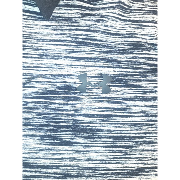 Under Armour XL Iso-Chill Polo Shirt Black White Athletic Golf Mens - Picture 4 of 9